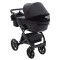 Коляска 2 в 1 Bair Kiwi Plus ECO BKP-15 черный, арт. 680894