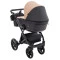 Коляска 2 в 1 Bair Kiwi Plus ECO BKP-18/15 капучино / черный, арт. 680897