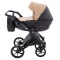 Коляска 2 в 1 Bair Kiwi Plus ECO BKP-18/15 капучино / черный, арт. 680897