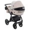 Коляска 2 в 1 Bair Kiwi Plus ECO BKP-32/33 бежевий / капучино, арт. 680898