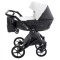 Коляска 2 в 1 Bair Kiwi Plus ECO BKP-51/15 белый / черный, арт. 680899