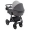 Коляска 2 в 1 Bair Kiwi Plus ECO BKP-21/15 серый / графит, арт. 680900
