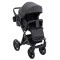 Коляска 2 в 1 Bair Kiwi Plus Soft BKP-219 графит, арт. 680904