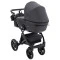 Коляска 2 в 1 Bair Kiwi Plus Soft BKP-219 графит, арт. 680904