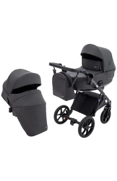 Коляска 2 в 1 Bair Kiwi Plus Soft BKP-219 графит, арт. 680904