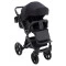 Коляска 2 в 1 Bair Kiwi Plus Soft BKP-452 черный, арт. 680905