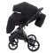 Коляска 2 в 1 Bair Kiwi Plus Soft BKP-452 черный, арт. 680905