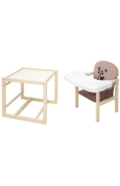 Стільчик-трансформер Babyroom Пеппі-260 слонова кістка капучино шоколад панда, арт. 680984