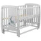 Кровать Babyroom Жирафик маятник, откидной бок DJMO-02  бук серый,  код товара: 625361