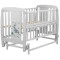 Кровать Babyroom Жирафик маятник, откидной бок DJMO-02  бук серый,  код товара: 625361