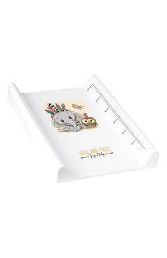 Пеленальная доска жесткая Tega WILD & FREE Changing Pad LITTLE ELEPHANT DZ-009-103-SŁONIK white (белый)