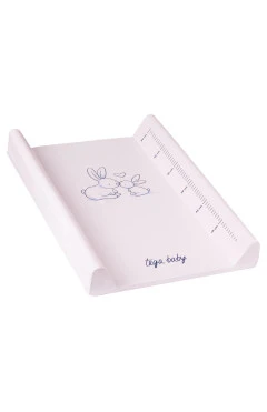 Пеленальная доска жесткая Tega LITTLE BUNNY Changing Pad 50x70 cm KR-009-104 powder pink (розовый)