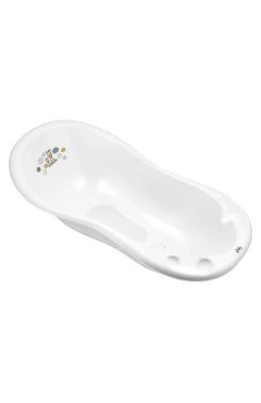 Ванна Maltex Zebra 100 см з пробкою і антислизьким килимком біла 6753_60, арт. 681230