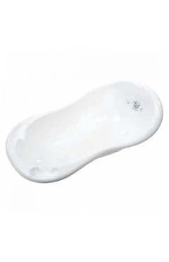 Ванна Maltex Bear 100 см з пробкою і антиковзним килимком біла 2138_60, арт. 681198