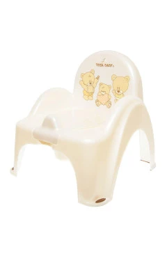 Горщик-крісло Tega TEDDY BEAR Anti slip Potty Chair MS-012-118 white pearl, арт. 681408