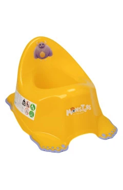 Горшок с антискользящим покрытием Tega Monsters MN-001-124 yellow (желтый), арт. 681254