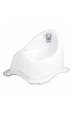 Горщик Maltex Bear 4064_60 білий з антислизьким покриттям та гумовим дном, арт. 681177