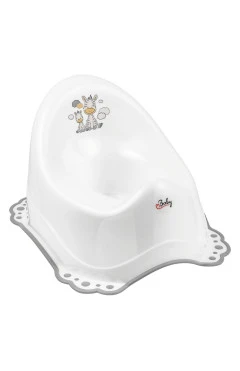 Горщик Maltex Zebra 6517_60 білий з антиковзким покриттям rubber, арт. 681202