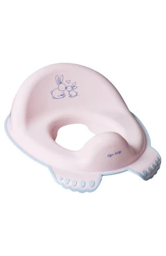 Накладка на унитаз Tega LITTLE BUNNY Anti slip toilet trainer KR-002-104 powder pink (розовый)