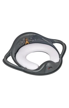 Накладка на унитаз мягкая Maltex Minimal Pony 6130_90 серый, арт. 681157