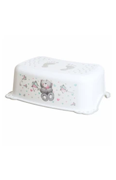 Подножка Maltex Bear 2-component step stool 4095_60 white (белый), арт. 681186