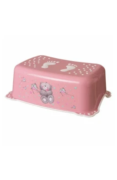 Подножка Maltex Bear 2-component step stool 4095_42 pink розовый, арт. 681185