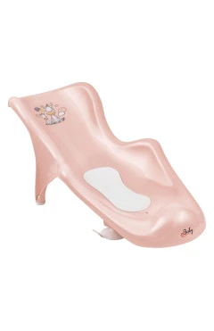 Горка для купания Maltex Zebra с антискользящим ковриком 6654_41 розовая, арт. 681224
