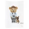 Повивальний матрац мʼякий Ceba Baby Soft profiled changing mat COSY (48x70 cm) W-104-132-687 fluffy puffy steve, 681592