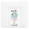 Повивальний матрац мʼякий Ceba Baby Soft medium changing mat (75x72 cm) SCHA-144-112-569 schnucky flamingo, 681576