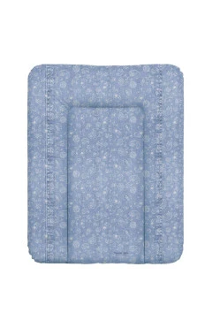 М'який пеленальний матрас Ceba Baby Soft changing mat small 50x70 см denim boho blue, арт. 681582