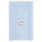 Повивальна дошка жорстка Ceba Baby Long hard changing pad with headrest (50x80) W-211-002-160 zebra blue, 681564