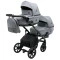 Коляска 2 в 1 для двойни Bair Kiwi DUO Soft BKP-218 серый, арт. 681104