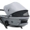 Коляска 2 в 1 для двойни Bair Kiwi DUO Soft BKP-218 серый, арт. 681104