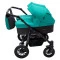 Коляска 2 в 1 для двойни Bair Sorento DUO BS-01 бирюзовый / графит, бирюзовый с графитовым, 681661 купить в Украине, цена | NaDitok