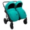 Коляска 2 в 1 для двойни Bair Sorento DUO BS-01 бирюзовый / графит, бирюзовый с графитовым, 681661 купить в Украине, цена | NaDitok