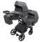 Коляска 2 в 1 для двойни Bair Kiwi DUO Soft BKD-219-1 графит, арт. 681857