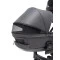 Коляска 2 в 1 для двойни Bair Kiwi DUO Soft BKD-219-1 графит, арт. 681857