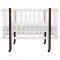 Ліжко Babyroom Луна LU-1 білий / венге, арт. 681885