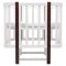 Ліжко Babyroom Луна LU-2 маятник білий / венге, арт. 681890
