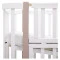 Кровать Babyroom Луна LU-2 маятник белый / капучино, арт. 681891