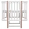 Кровать Babyroom Луна LU-2 маятник белый / капучино, арт. 681891