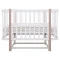 Кровать Babyroom Луна LU-2 маятник белый / капучино, арт. 681891