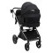 Коляска 2 в 1 Bair Pixel PL-01 чёрный, арт. 681851