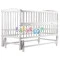 Кровать Babyroom Веселка маятник, откидной бок DVMO-2  бук белый,  код товара: 622000