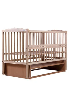 Ліжко Babyroom Веселка маятник, відкидний бік DVMO-2 бук світлий (натуральний)