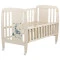 Ліжко Babyroom Жирафік відкидний бік, колеса DJO-01 бук слонова кістка