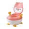 Детский горшок Лиса с полиуретановым кольцом, розовый - Babyhood, арт. ВН-113FP