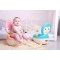 Детский горшок Лиса с полиуретановым кольцом, розовый - Babyhood, арт. ВН-113FP