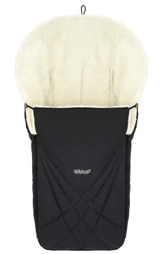 Зимний конверт Babyroom Wool №8  black (черный