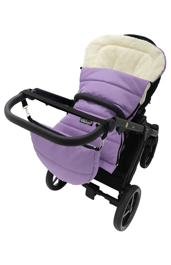 Зимовий конверт Babyroom Wool №20 з подовженням lilac (сирень), арт. 626181